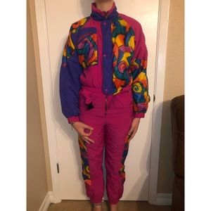 80s/90s Vintage Ski Suit